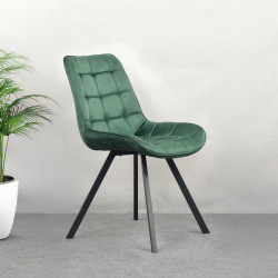 Стул Tempo Kondela Samira (Dark Green/Black)