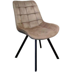 Scaun Tempo Kondela Samira (Grey Brown/Black) Thumb