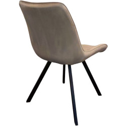 Scaun Tempo Kondela Samira (Grey Brown/Black) Thumb