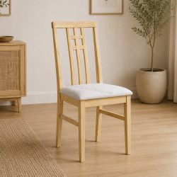 Стул Tempo Kondela Silas NEW (Sonoma Oak/Cream)