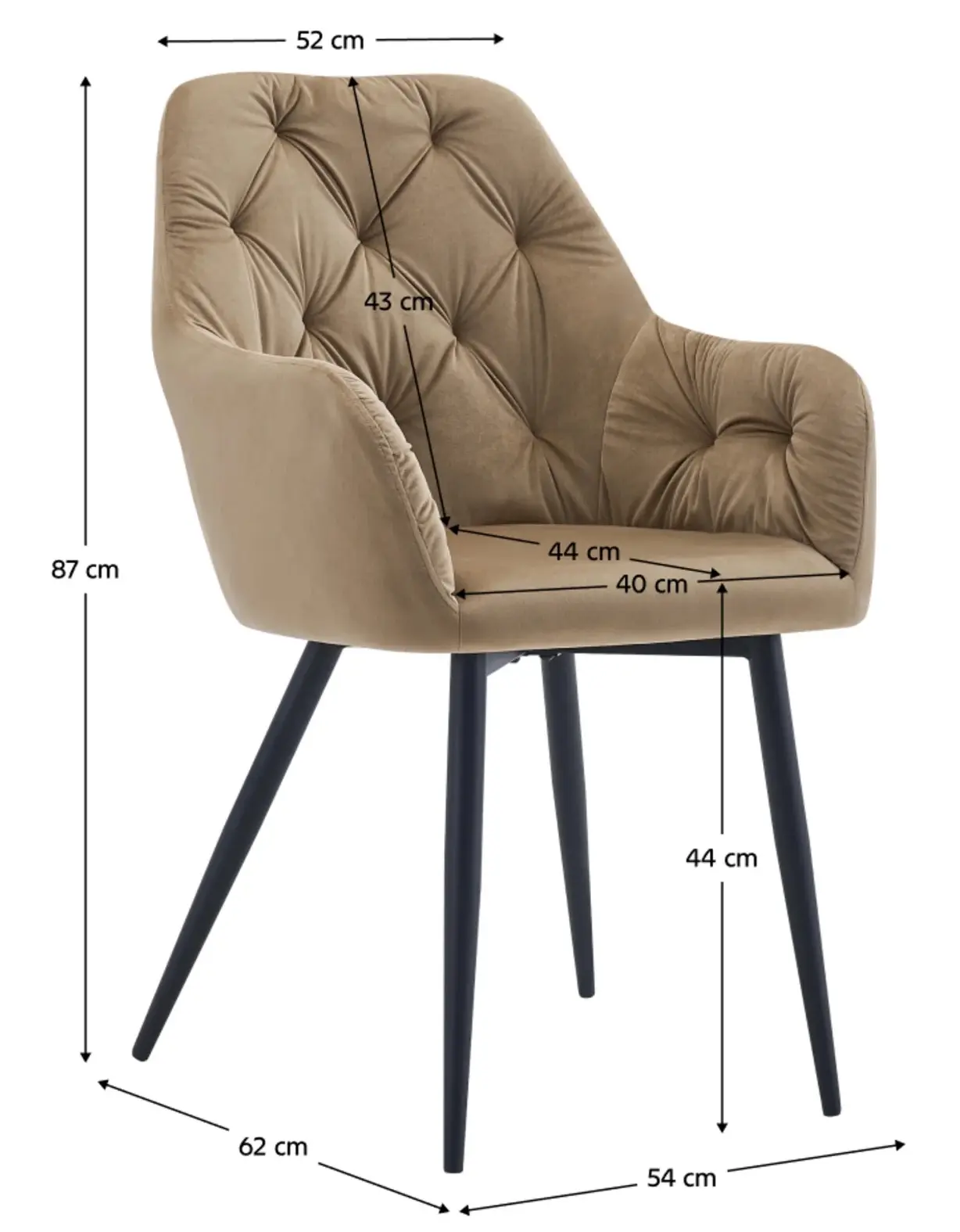 Стул Tempo Kondela Verio New (Beige) - 4