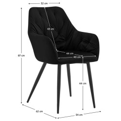 Стул Tempo Kondela Verio New (Black) Thumb