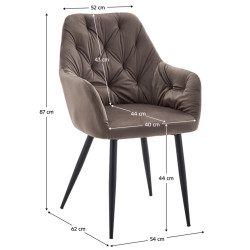 Scaun Tempo Kondela Verio New (Brown) Thumb