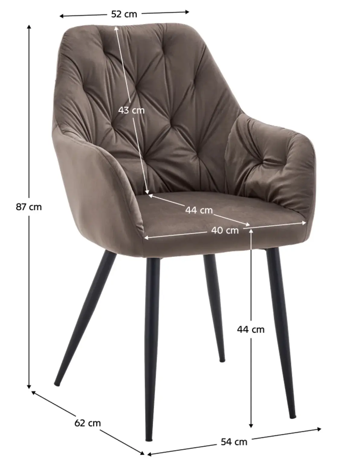 Scaun Tempo Kondela Verio New (Brown) - 3
