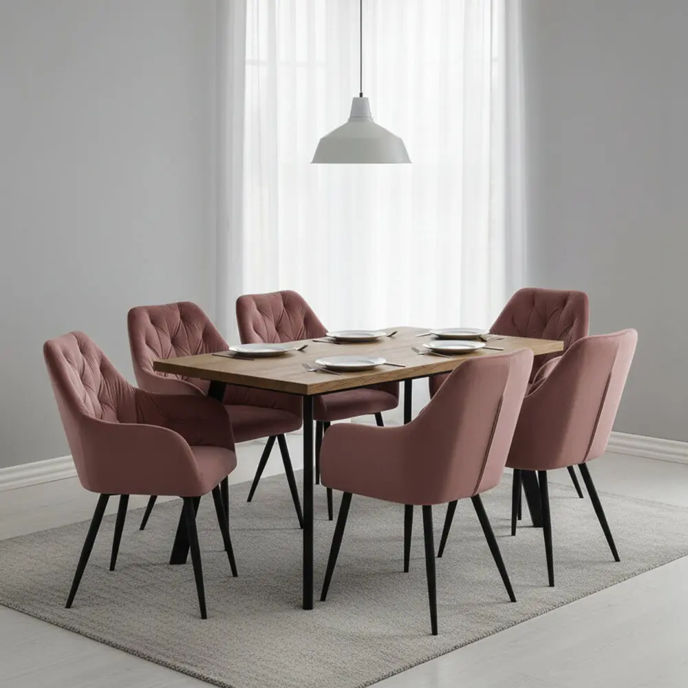 Стул Tempo Kondela Verio NEW (Dark Pink) - 4