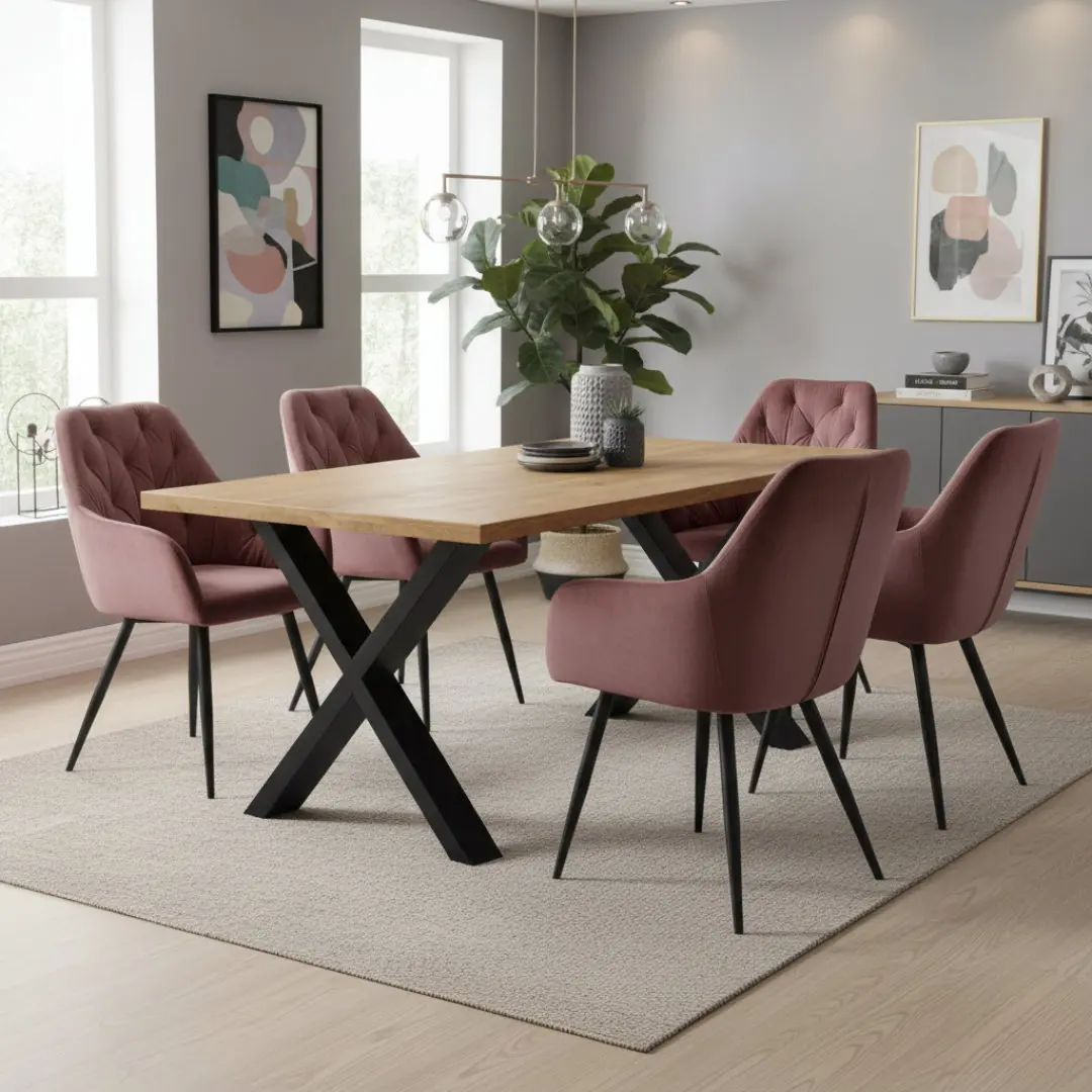 Стул Tempo Kondela Verio NEW (Dark Pink) - 5