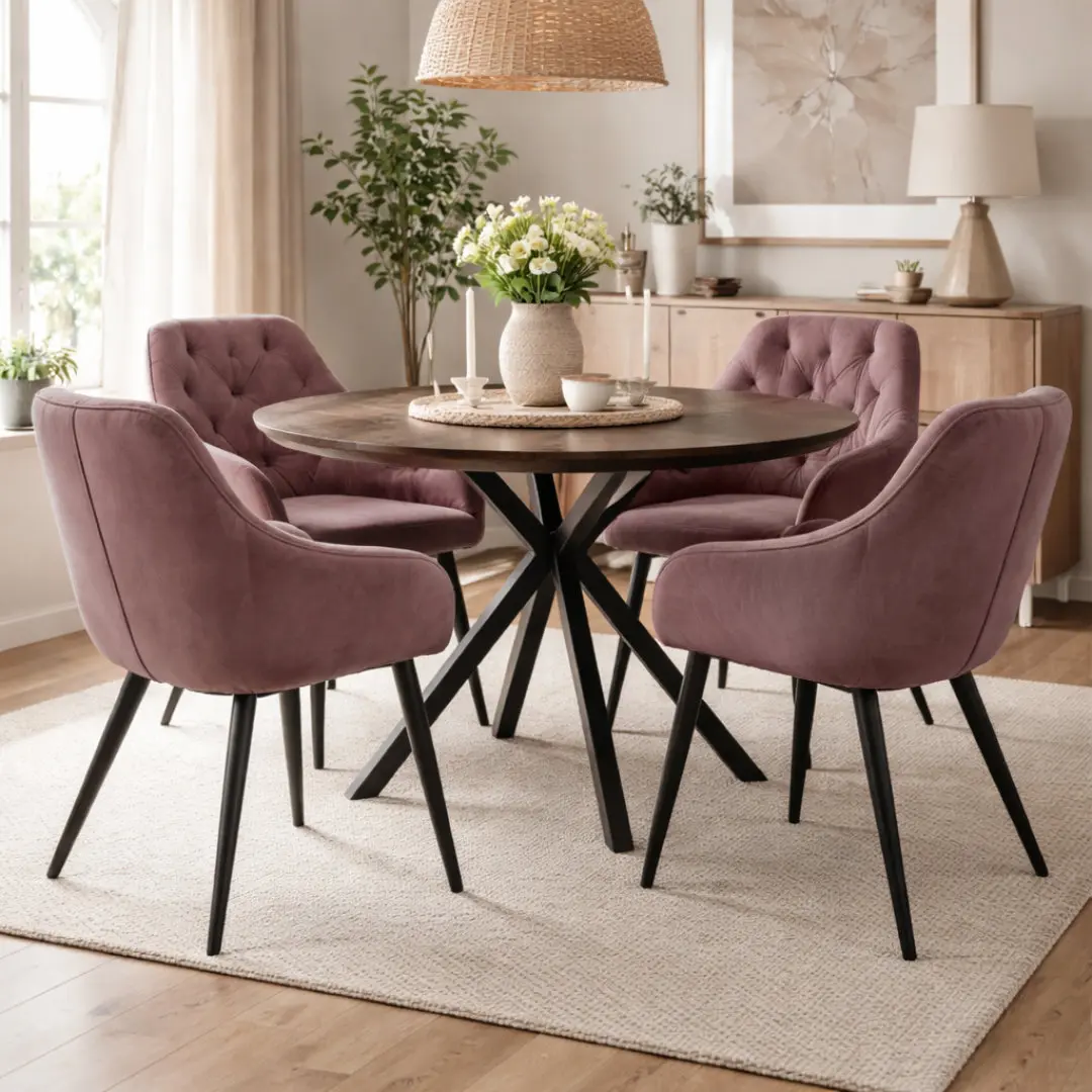 Стул Tempo Kondela Verio NEW (Dark Pink) - 6