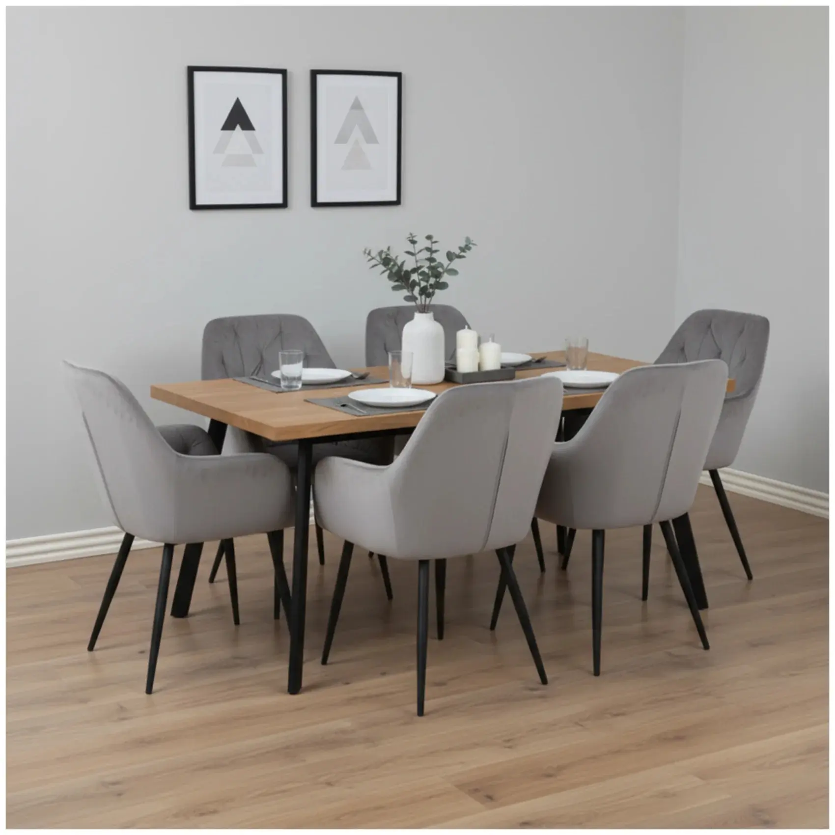 Стул Tempo Kondela Verio New (Grey/Black) - 3