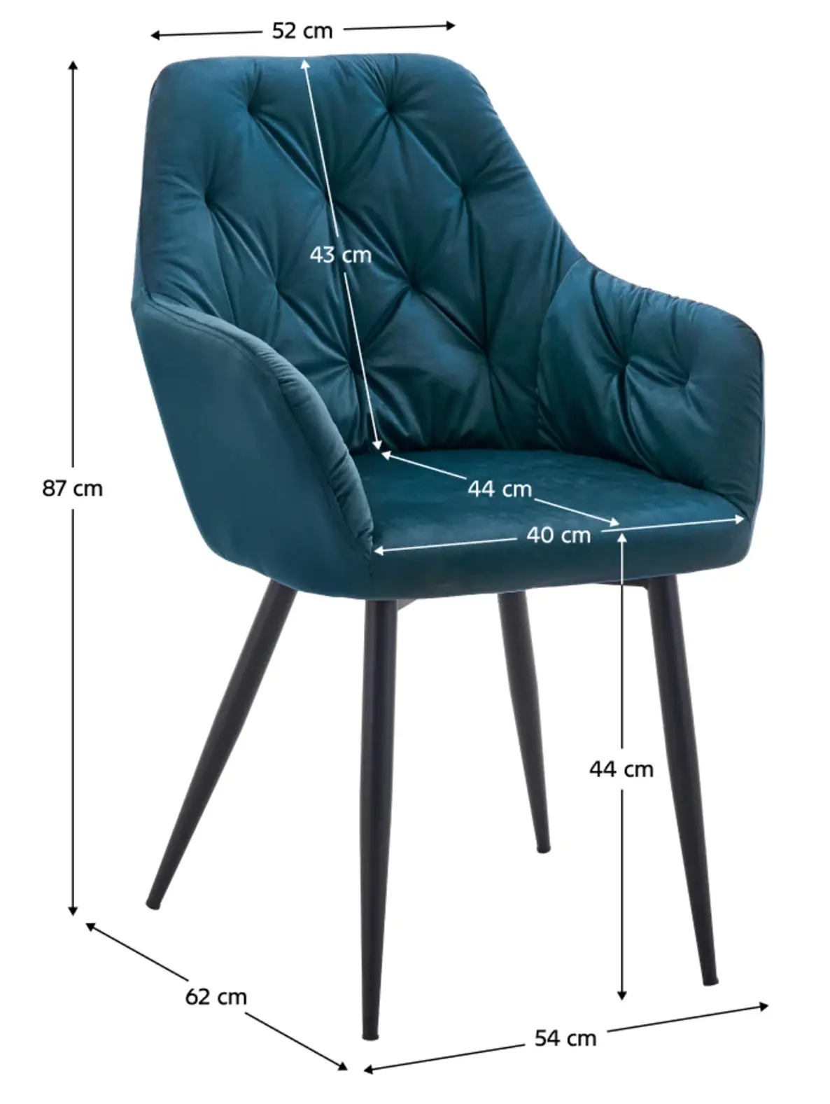 Scaun Tempo Kondela Verio New (Turquoise) - 3