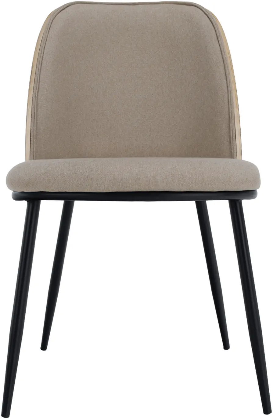 Scaun Tempo Kondela Vudia (Beige Brown/Natural/Black)