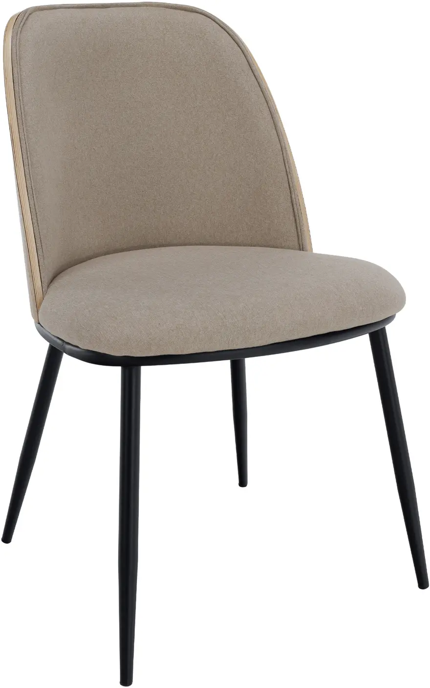 Scaun Tempo Kondela Vudia (Beige Brown/Natural/Black)