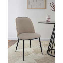 Scaun Tempo Kondela Vudia (Beige Brown/Natural/Black)