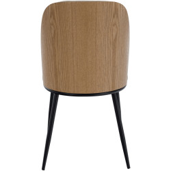 Scaun Tempo Kondela Vudia (Beige Brown/Natural/Black) Thumb