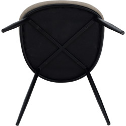 Scaun Tempo Kondela Vudia (Beige Brown/Natural/Black) Thumb