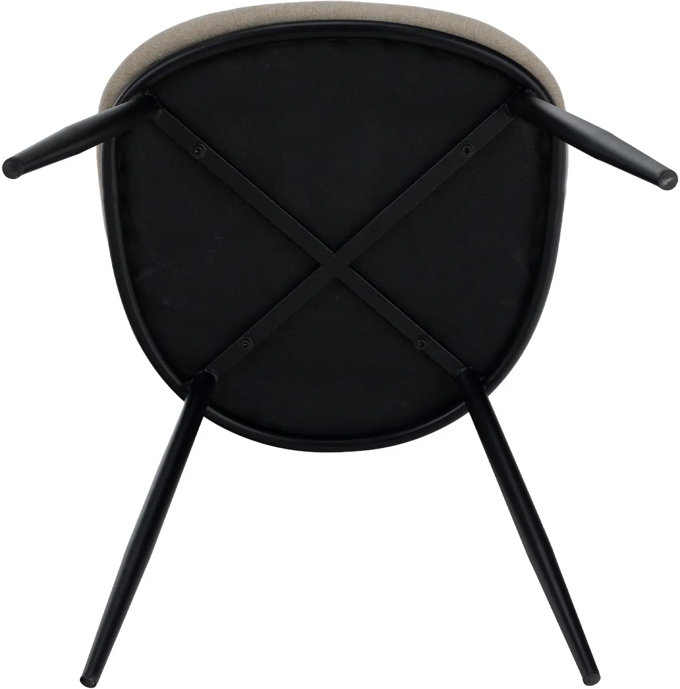 Scaun Tempo Kondela Vudia (Beige Brown/Natural/Black)