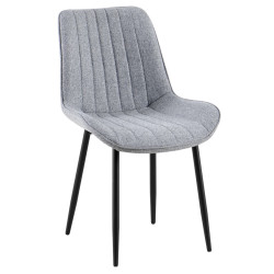 Scaun Tempo Kondela Zajra (Light Grey/Black) Thumb