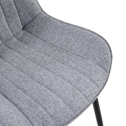 Scaun Tempo Kondela Zajra (Light Grey/Black) Thumb