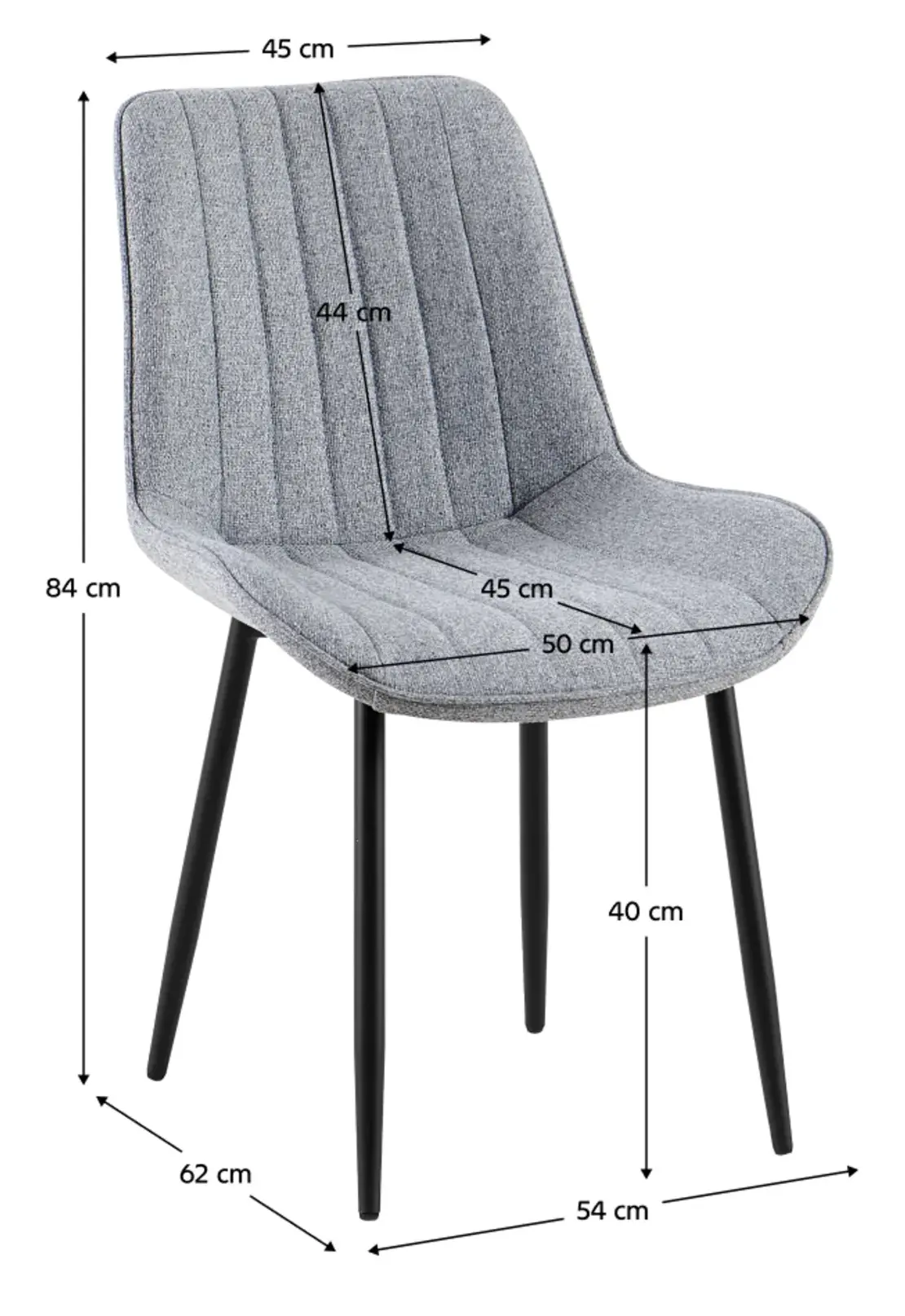 Scaun Tempo Kondela Zajra (Light Grey/Black) - 7