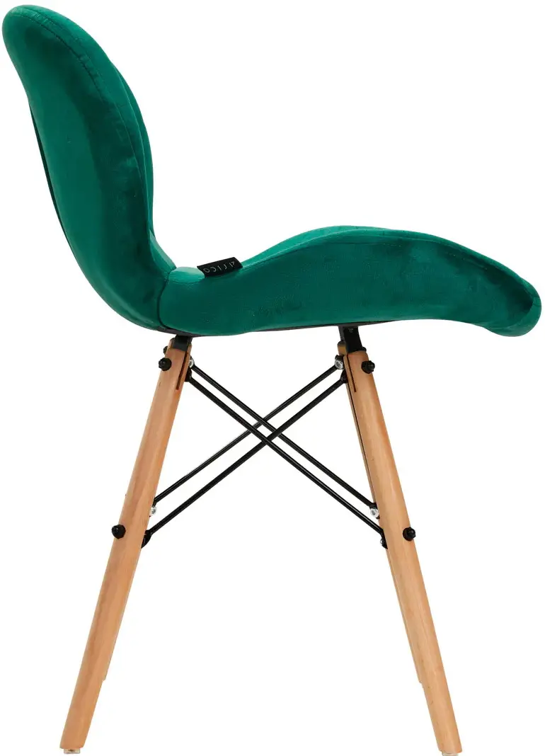 Scaun 4Rico QS-186 147838 Velvet (Green/Beech)