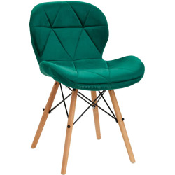 Scaun 4Rico QS-186 147838 Velvet (Green/Beech)