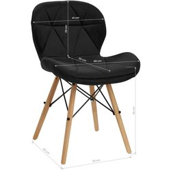 Scaun 4Rico QS-186 (Black) Thumb