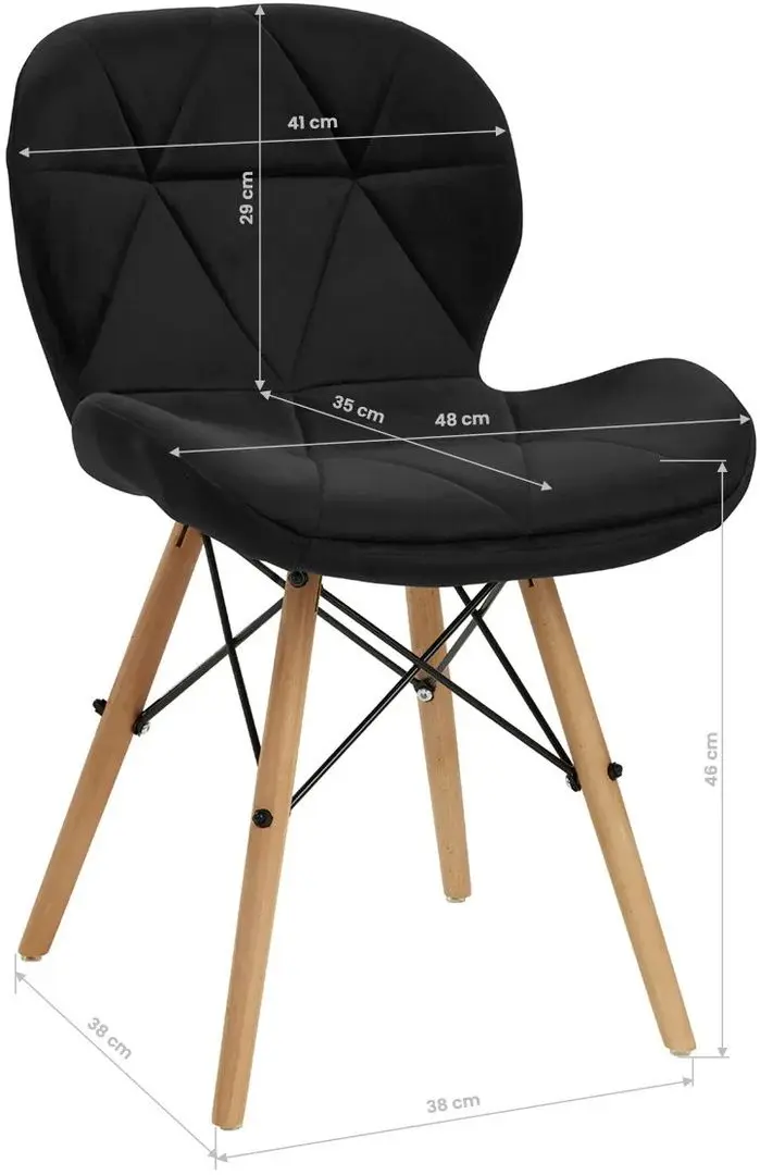 Scaun 4Rico QS-186 (Black)