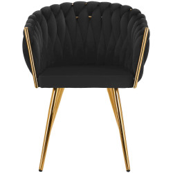 Стул 4Rico QS-GW06G 148115 Velvet (Black/Gold) Thumb