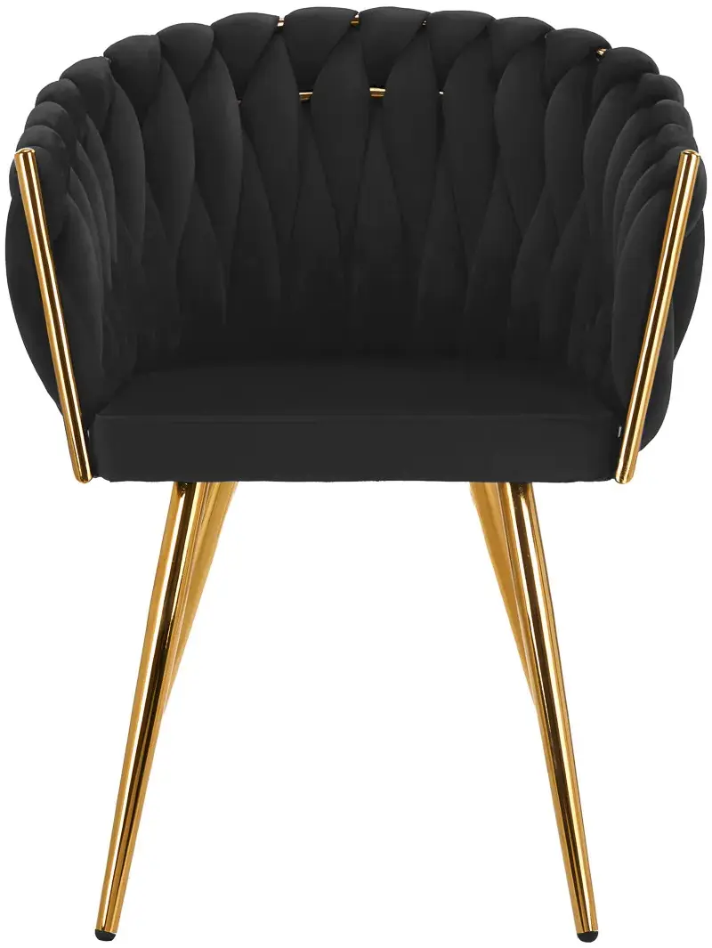 Стул 4Rico QS-GW06G 148115 Velvet (Black/Gold)