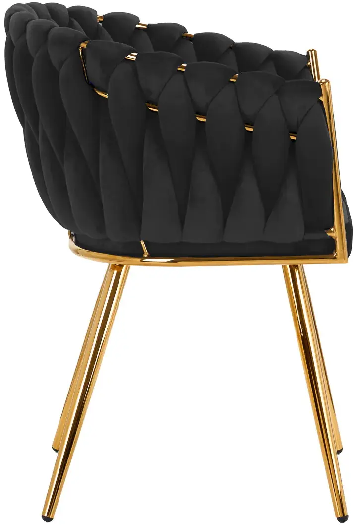 Стул 4Rico QS-GW06G 148115 Velvet (Black/Gold)