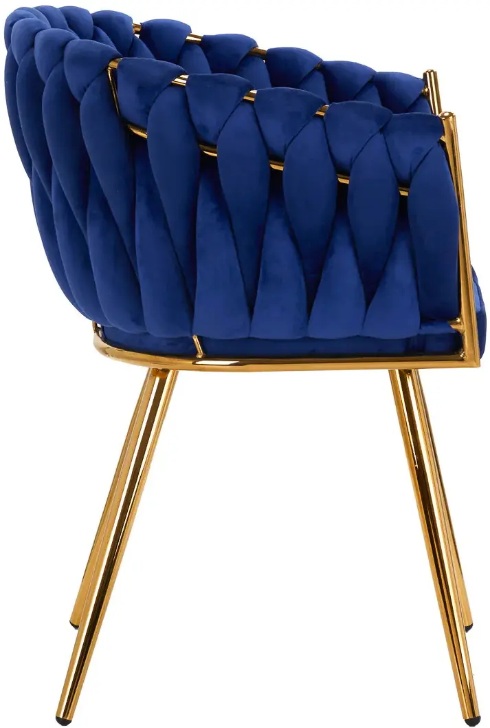 Стул 4Rico QS-GW06G 148116 Velvet (Dark Blue/Gold) - 3