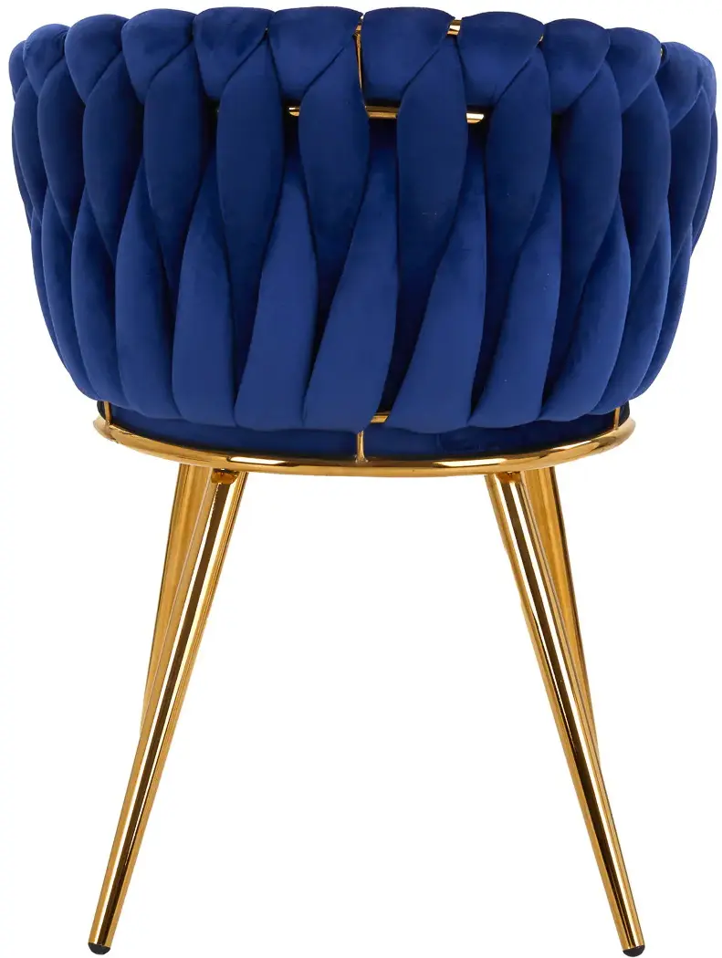 Стул 4Rico QS-GW06G 148116 Velvet (Dark Blue/Gold) - 4