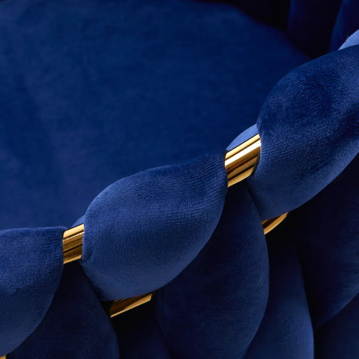 Стул 4Rico QS-GW06G 148116 Velvet (Dark Blue/Gold) - 8