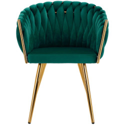 Scaun 4Rico QS-GW06G 148118 Velvet (Green/Gold) Thumb