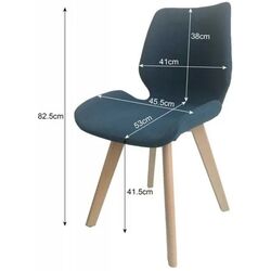 Scaun Akord SJ.0159 (Blue Dark) Thumb