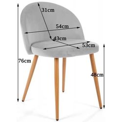 Scaun Akord SJ.075 (Blue) Thumb
