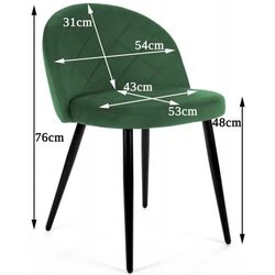 Scaun Akord SJ.077 (Green) Thumb