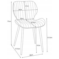 Scaun Akord SJ.17 (Grey/Black) Thumb
