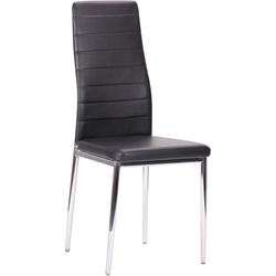 Стул AMF Sicilia (Black/Chrome) Thumb