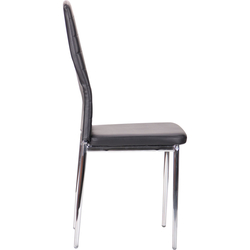 Стул AMF Sicilia (Black/Chrome) Thumb