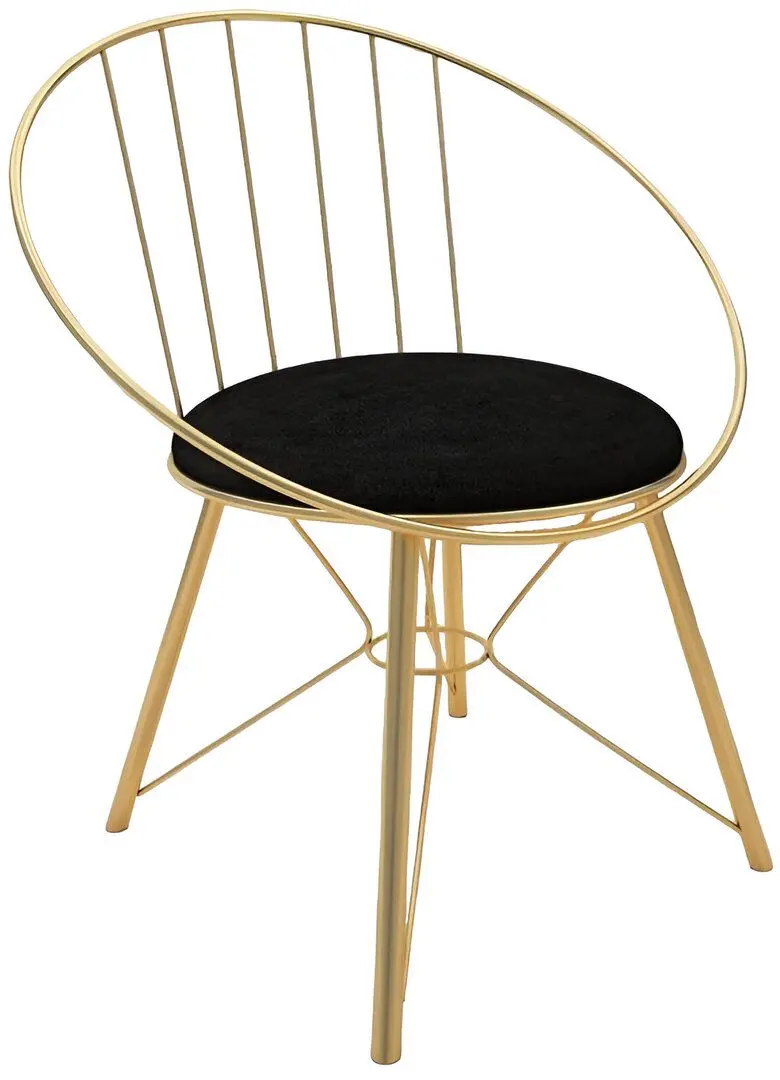 Scaun Casa Moora IDRSC3 (Black/Gold)