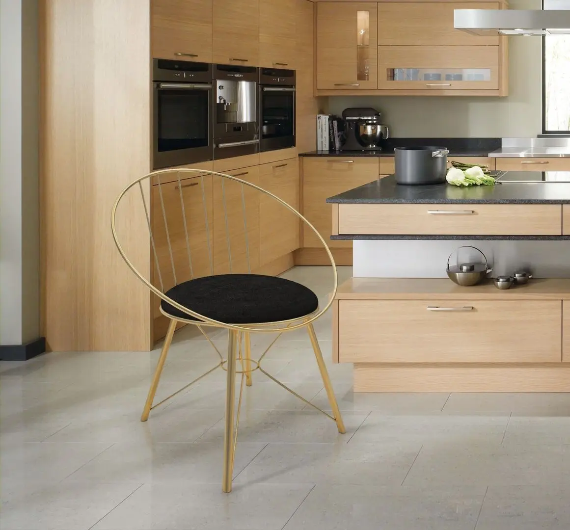 Scaun Casa Moora IDRSC3 (Black/Gold)