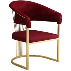 Scaun Casa Moora IDRSC4 (Burgundy/Gold) Thumb
