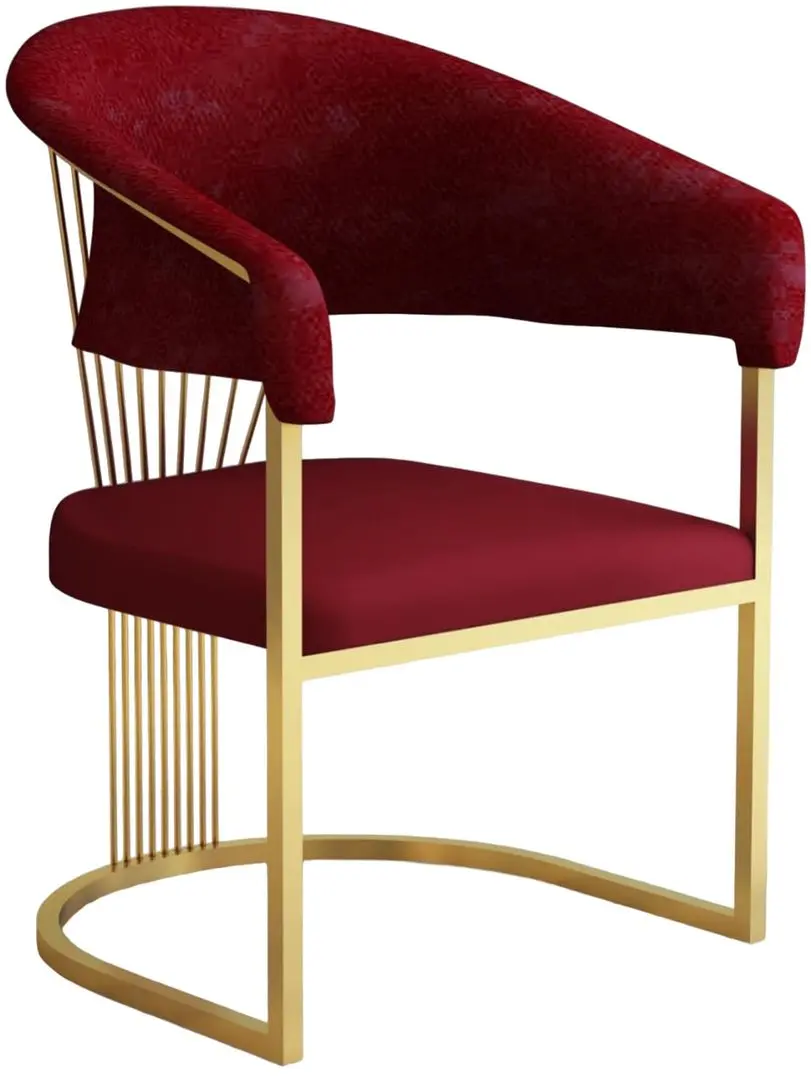 Scaun Casa Moora IDRSC4 (Burgundy/Gold)