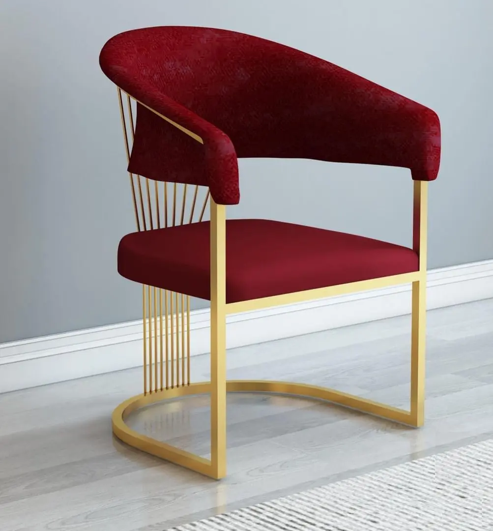 Scaun Casa Moora IDRSC4 (Burgundy/Gold)
