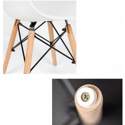 Scaun Chomik FAT1118 (White/Oak) Thumb