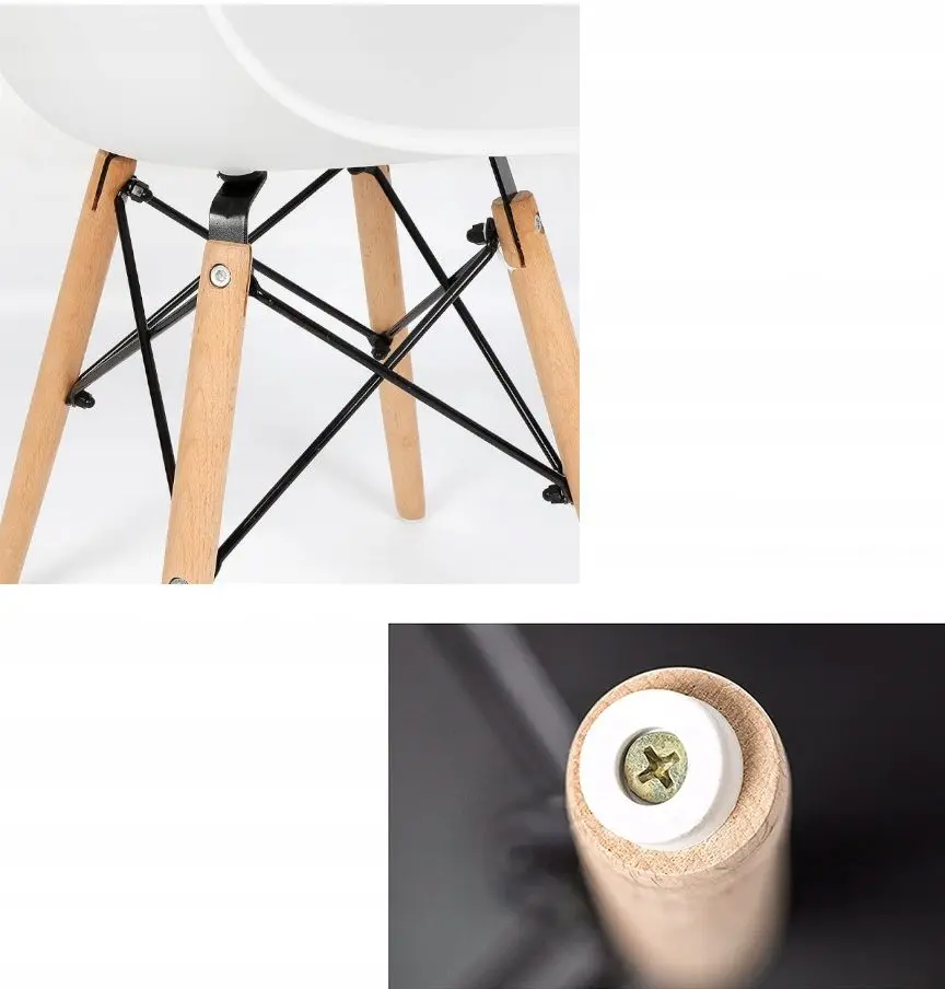 Scaun Chomik FAT2936 (White/Oak)