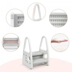 Tabureta-scară pentru copii Costway BB5640GR (Gray) Thumb