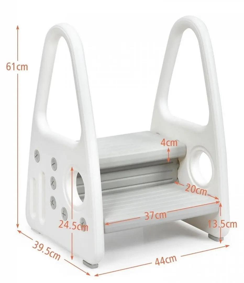 Tabureta-scară pentru copii Costway BB5640GR (Gray)