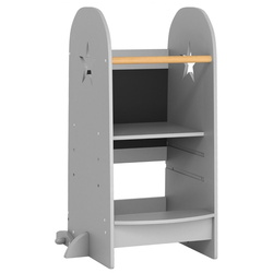 Tabureta-scara pentru copii Costway HY10323DE-GR (Grey) Thumb