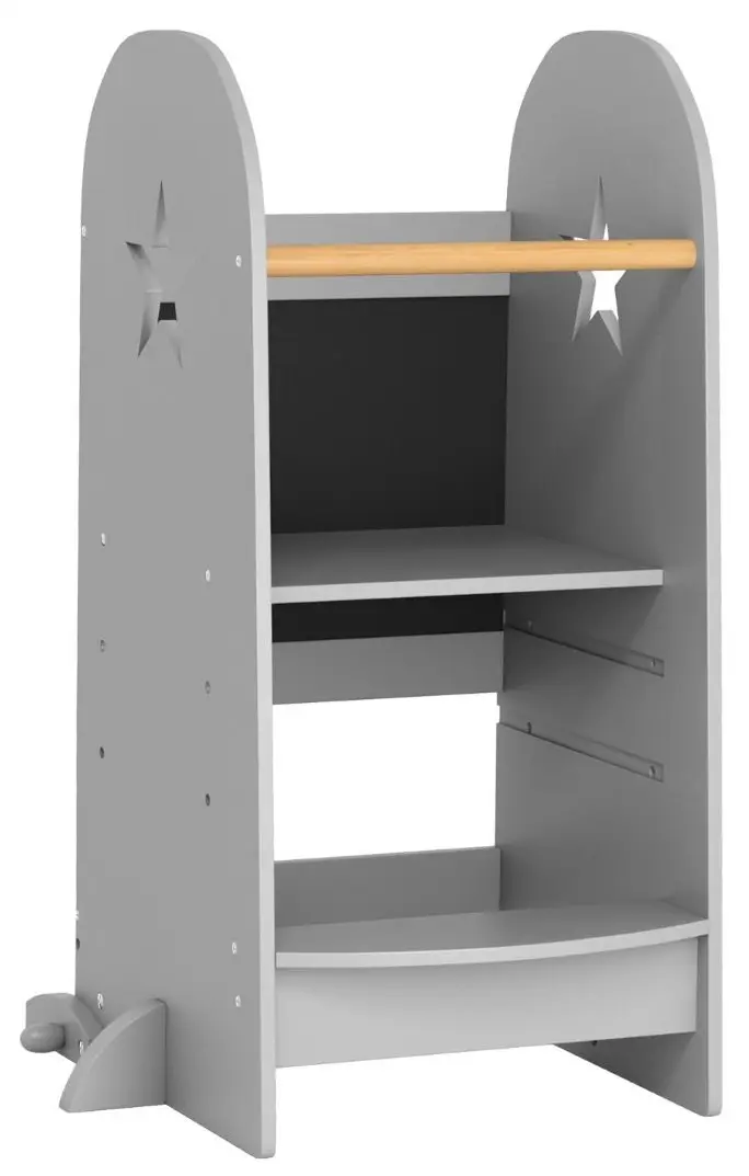 Tabureta-scara pentru copii Costway HY10323DE-GR (Grey)